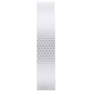 vidaXL Reflective Tape White 2.5 cmx20 m PVC