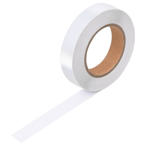 vidaXL Reflective Tape White 2.5 cmx20 m PVC
