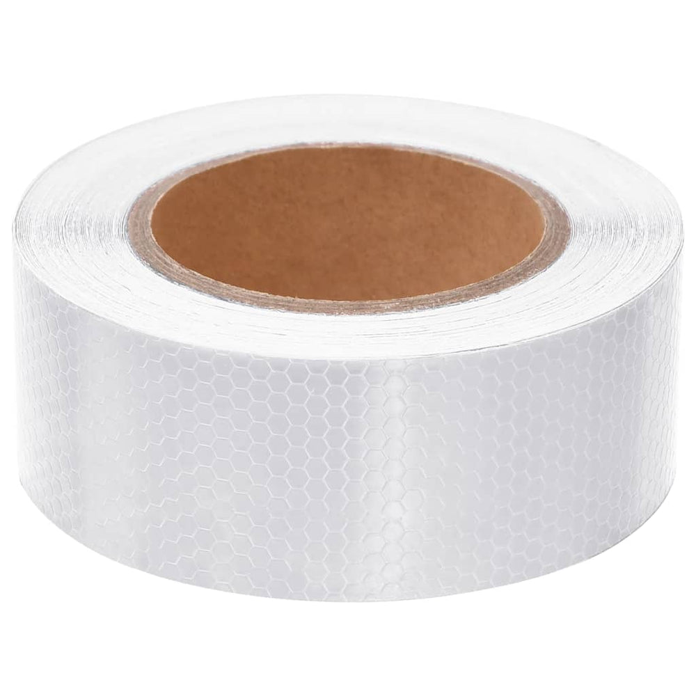 vidaXL Reflective Tape White 5 cmx20 m PVC