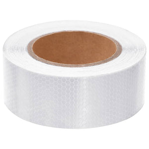 vidaXL Reflective Tape White 5 cmx20 m PVC