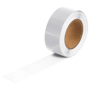 vidaXL Reflective Tape White 5 cmx20 m PVC