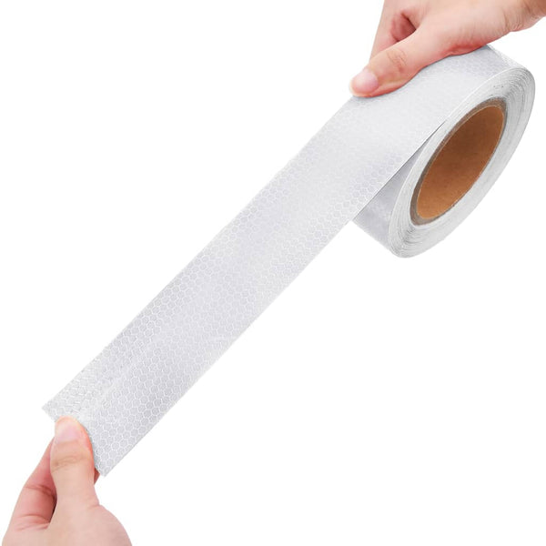 vidaXL Reflective Tape White 5 cmx20 m PVC