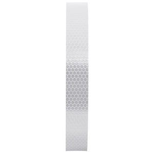 vidaXL Reflective Tape White 2.5 cmx50 m PVC