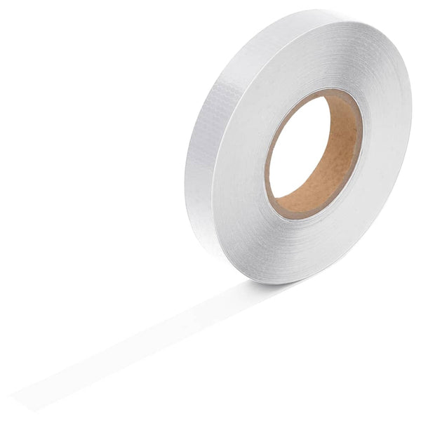 vidaXL Reflective Tape White 2.5 cmx50 m PVC
