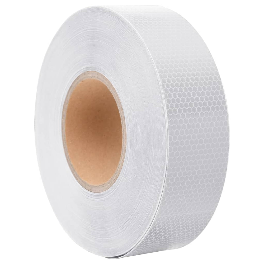 vidaXL Reflective Tape White 5 cm x 50 m PVC