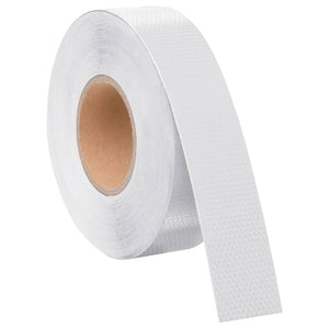 vidaXL Reflective Tape White 5 cm x 50 m PVC