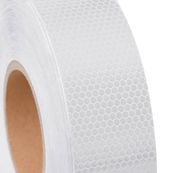 vidaXL Reflective Tape White 5 cm x 50 m PVC