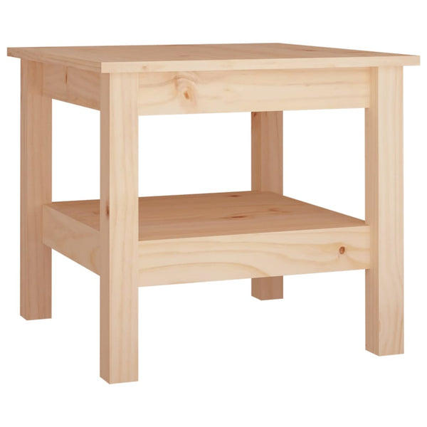 vidaXL Coffee Table 45 x 45 x 40 cm Solid Pine Wood