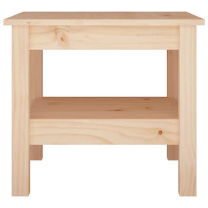 vidaXL Coffee Table 45 x 45 x 40 cm Solid Pine Wood