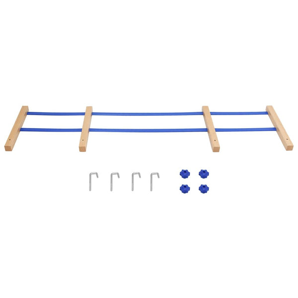 Blau Schlitten Rückenlehne Holz