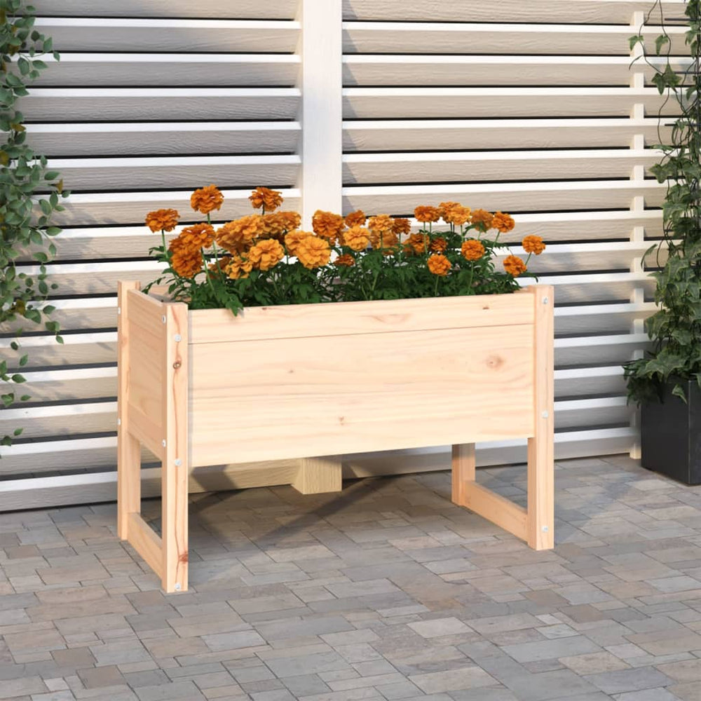 vidaXL Planter 78x40x52 cm Solid Pine Wood