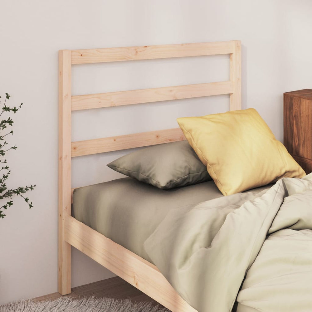 vidaXL Headboard 95x4x100 cm Solid Pine Wood