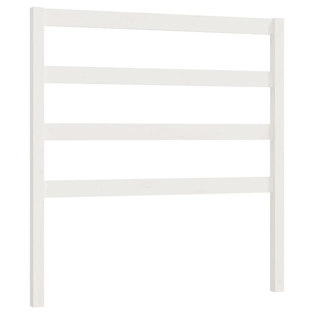 vidaXL Headboard White 95x4x100 cm Solid Pine Wood