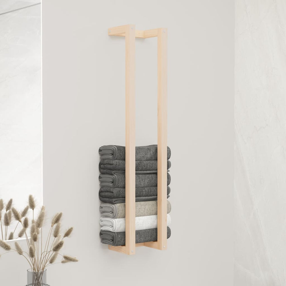 vidaXL Towel Rack 23x18x110 cm Solid Pine Wood
