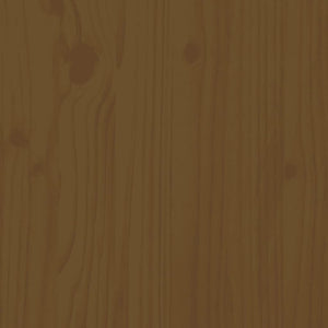 vidaXL Firewood Rack Honey Brown 47x39.5x48 cm Solid Pine Wood