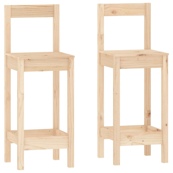 vidaXL 3-Piece Bar Set Solid Pine Wood