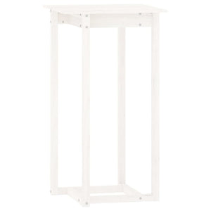 vidaXL 3-Piece Bar Set White Solid Pine Wood