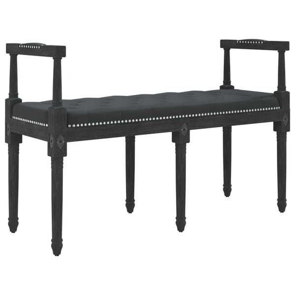 vidaXL Bench Black 110x40x70 cm Velvet