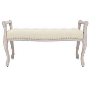 vidaXL Bench 110x45x60 cm Linen