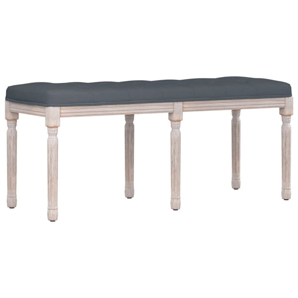 vidaXL Bench Dark Gray 110x40x49 cm Velvet