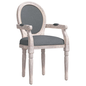 vidaXL Dining Chair Dark Gray 54x56x96.5 cm Fabric