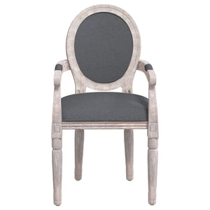 vidaXL Dining Chair Dark Gray 54x56x96.5 cm Fabric
