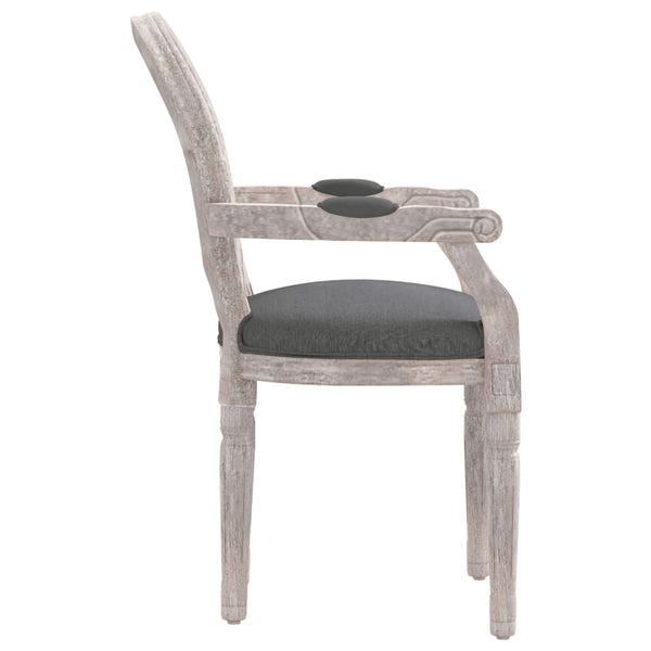 vidaXL Dining Chair Dark Gray 54x56x96.5 cm Fabric