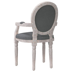 vidaXL Dining Chair Dark Gray 54x56x96.5 cm Fabric