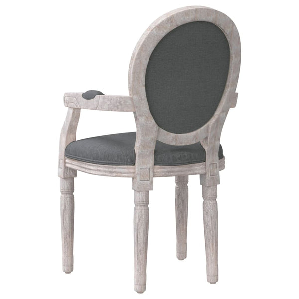 vidaXL Dining Chair Dark Gray 54x56x96.5 cm Fabric