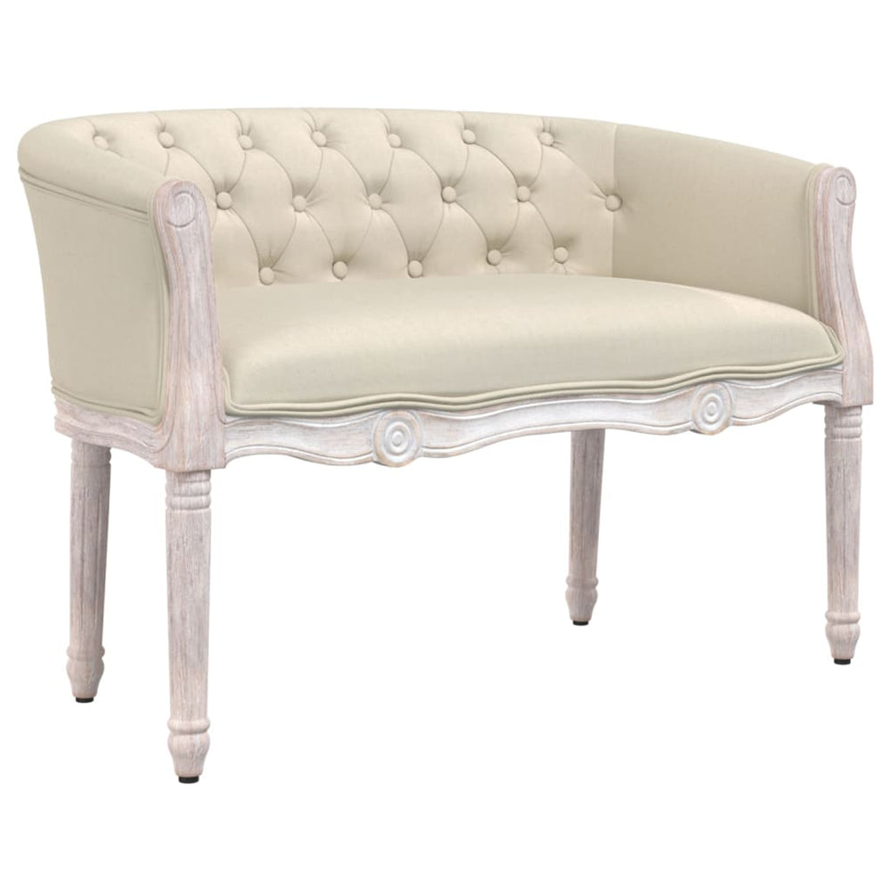 vidaXL Bench 98x56x69 cm Linen