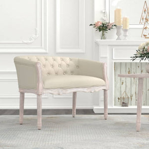 vidaXL Bench 98x56x69 cm Linen