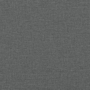 vidaXL Ottoman with Storage Dark Grey 45x45x49 cm Fabric