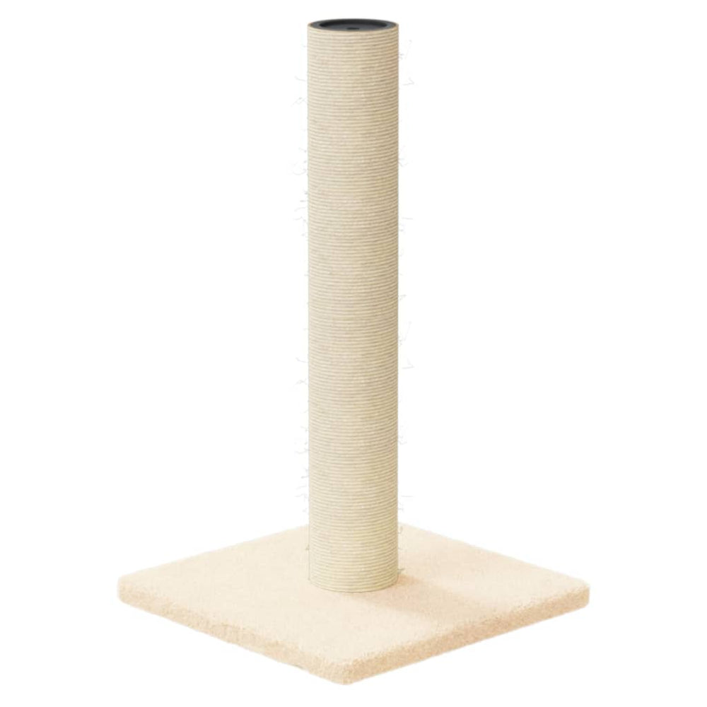 vidaXL Scratching Post Cream 22x22x45 cm