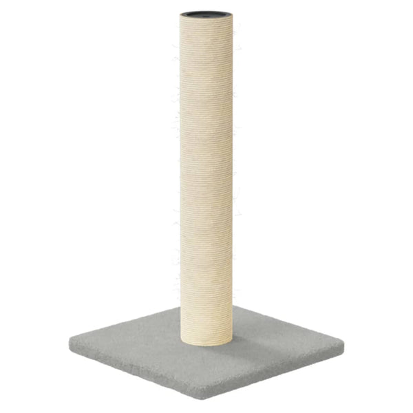 vidaXL Scratching Post Light Grey 22x22x45 cm