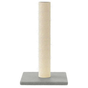 vidaXL Scratching Post Light Grey 22x22x45 cm