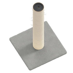 vidaXL Scratching Post Light Grey 22x22x45 cm