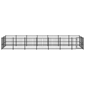Outdoor-Hundezwinger Stahl 13,14 m²