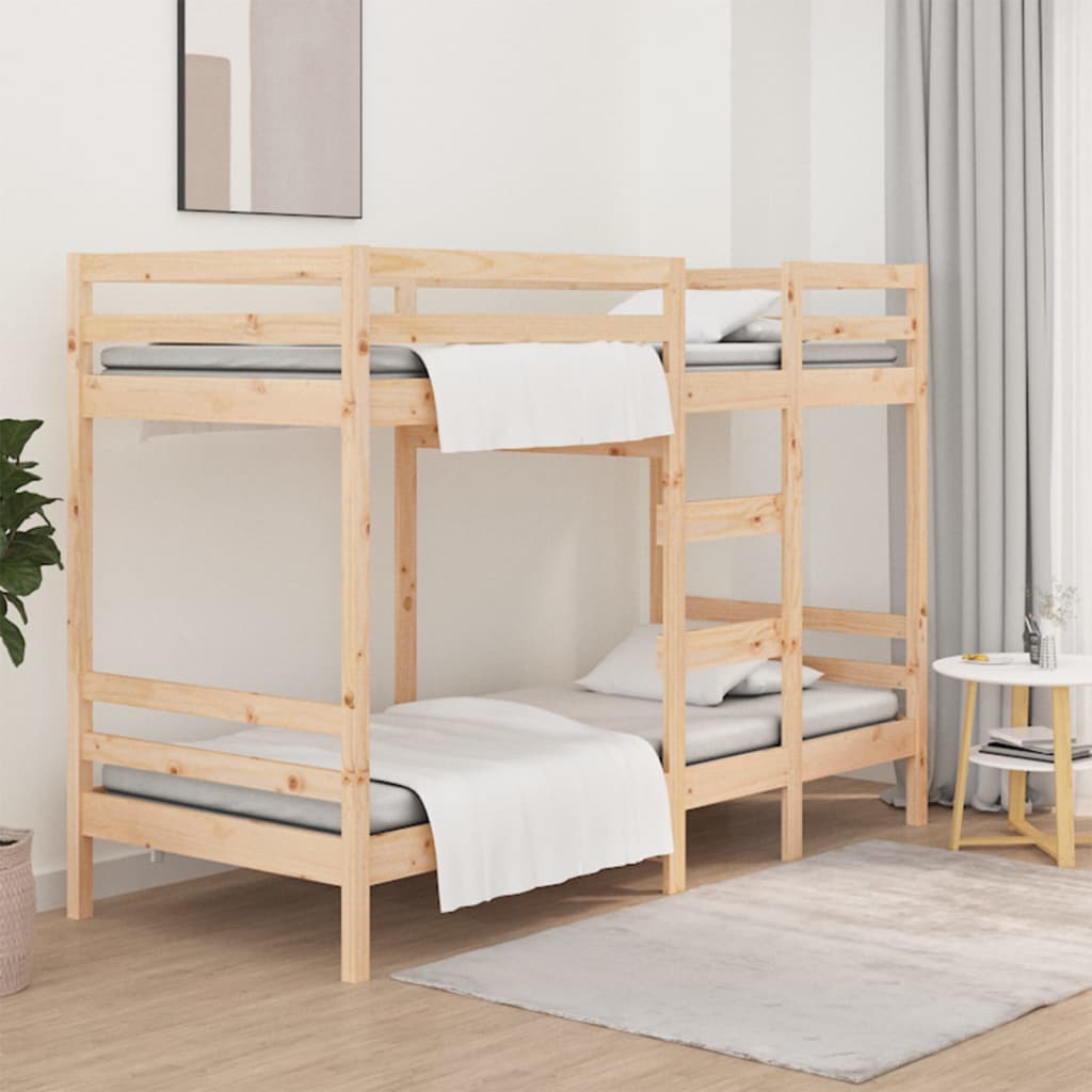 vidaXL Bunk Bed 80x200 cm Solid Pine Wood