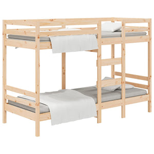 vidaXL Bunk Bed 75x190 cm Solid Pine Wood