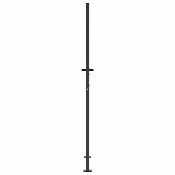vidaXL Garden Gate Anthracite 100x200 cm Steel Tree Design
