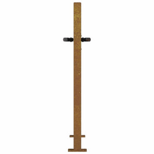 vidaXL Garden Gate 100x75 cm Corten Steel Tree Design