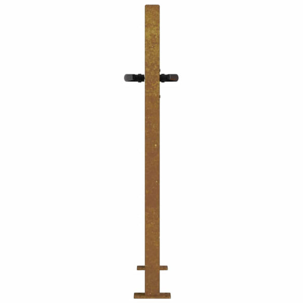 vidaXL Garden Gate 100x75 cm Corten Steel Tree Design