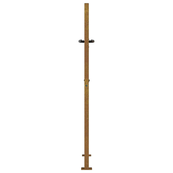 vidaXL Garden Gate 100x150 cm Corten Steel Tree Design