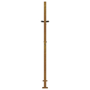 vidaXL Garden Gate 100x125 cm Corten Steel Grass Design