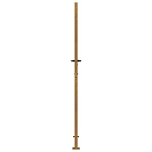 vidaXL Garden Gate 100x200 cm Corten Steel Bamboo Design