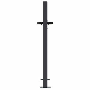 vidaXL Garden Gate Anthracite 100x100 cm Steel Square Design