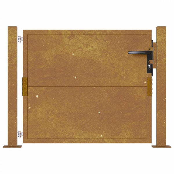 vidaXL Garden Gate 100x75 cm Corten Steel