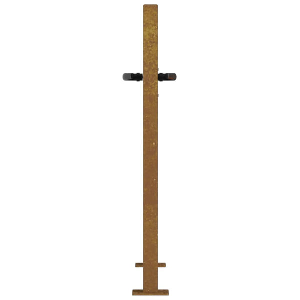 vidaXL Garden Gate 100x75 cm Corten Steel