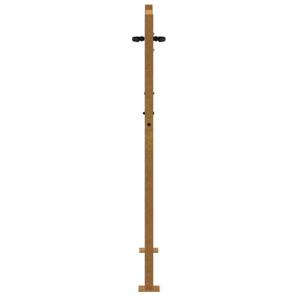 vidaXL Garden Gate 100x125 cm Corten Steel