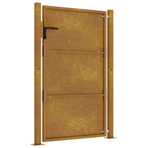 vidaXL Garden Gate 100x125 cm Corten Steel